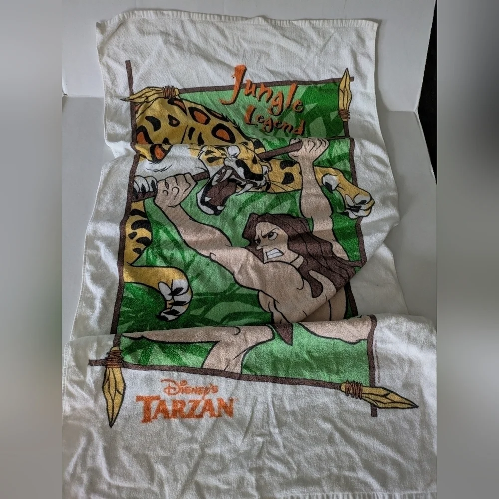 VINTAGE Disney Tarzan Bath Beach Towel